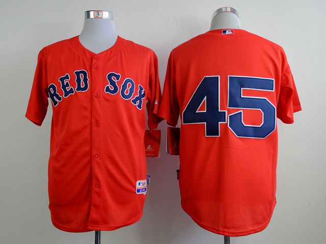 Men Boston Red Sox #45 Martinez Red MLB Jerseys->boston red sox->MLB Jersey